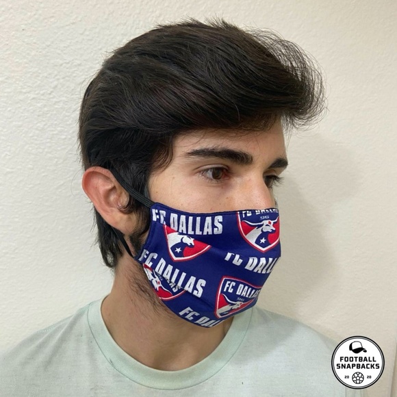 3 Pack FC Dallas MLS Adult Washable Face Mask - Picture 2 of 3